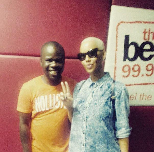 (Amber Rose and Osi at Beat Fm)