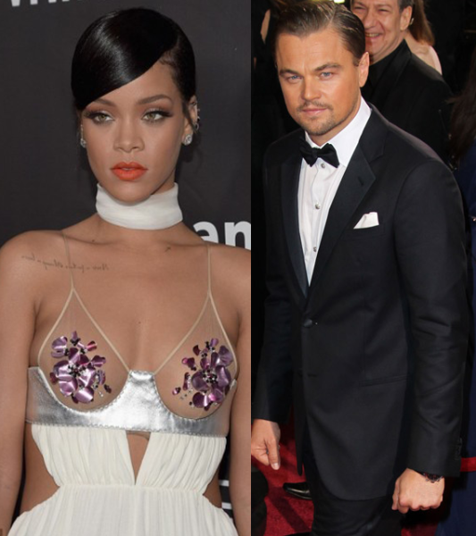(Leonardo DiCaprio and Rihanna