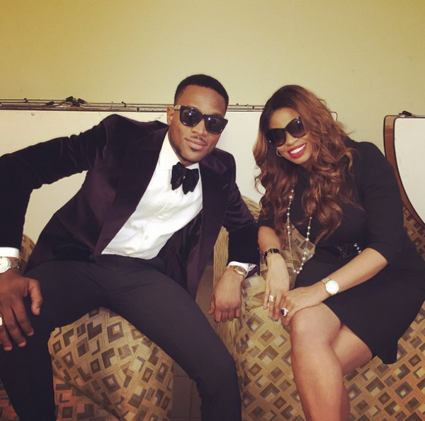 (D'banj and his manager Tonya Merritt. photo: Instagram)