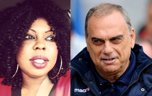 Afia Schwarzenegger and Avram Grant