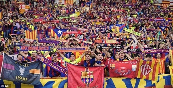 Barcelona supporters