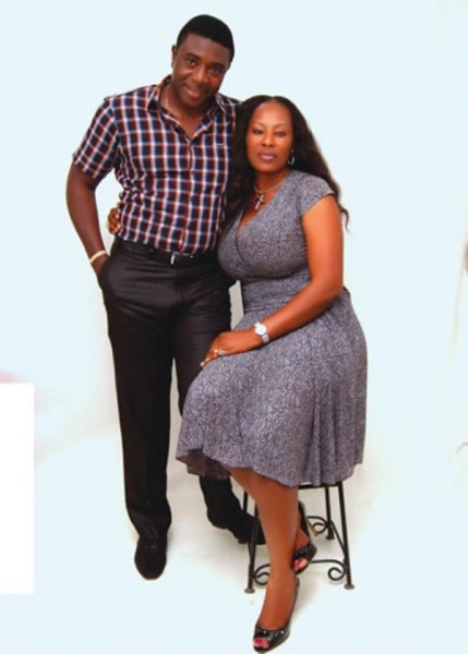 Bob Manuel and his wife Cassandra Udogwu