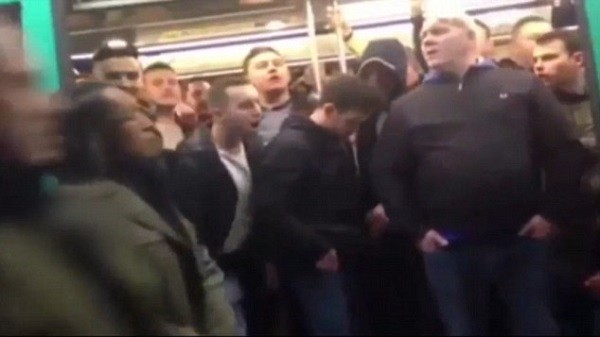 Chelsea fans were filmed chanting 'We're racist