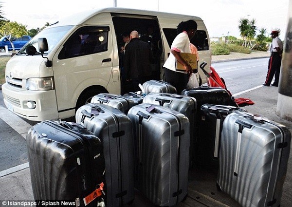 Coleen Rooney packed TEN suitcases for her holiday to Barbados