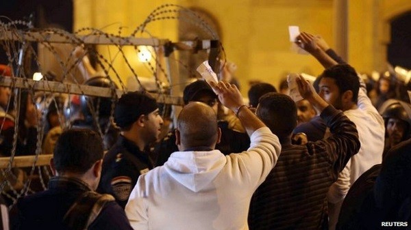 Earlier, there were arguments as people tried to enter the stadium