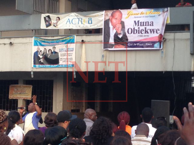 First photos Muna Obiekwe’s candle light service 03