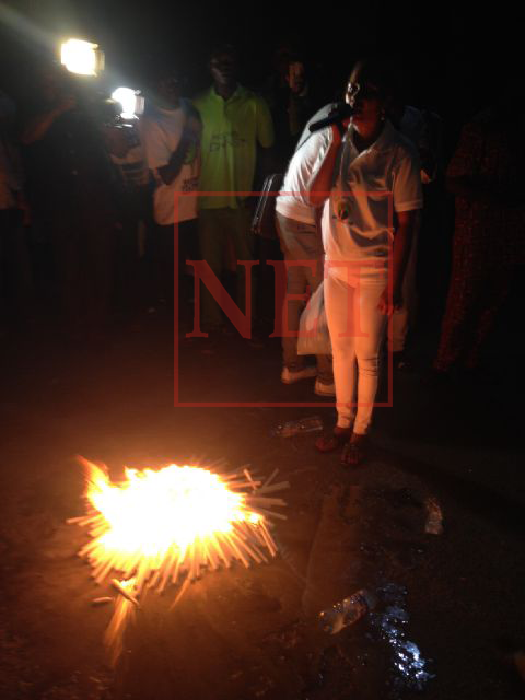 First photos Muna Obiekwe’s candle light service 04