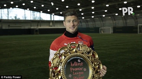 Giroud flashes a charming smile after coming out on top among the 250 American women who were surveyed