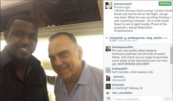 John Dumelo and Avram Grant