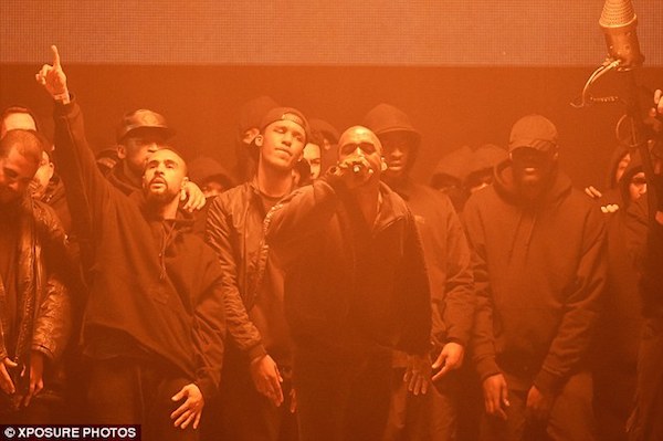 Kanye West's BRIT performance 03