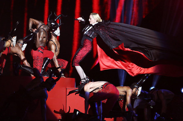Madonna performs at the BRIT Awards 2015