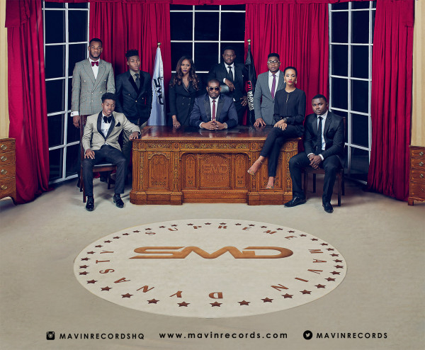 (Don Jazzy and Mavin records acts. Photo: Obi Somto)