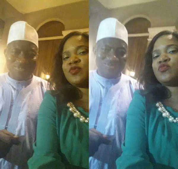 Toyin Aimakhu and President Goodluck Jonathan