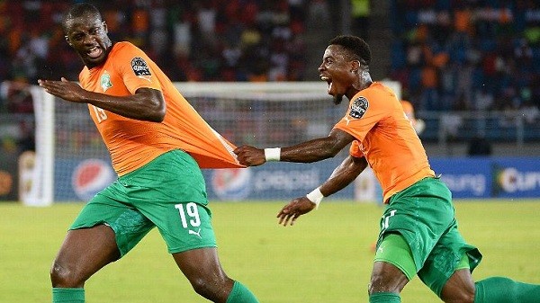Yaya Toure scored his first goal of the tournament as the Ivory Coast won through to Sunday's final. Photo: Soccernet