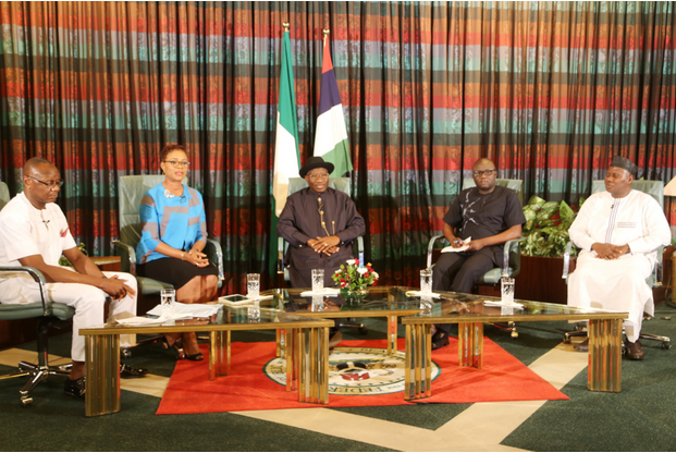 (At the presidential media chat)