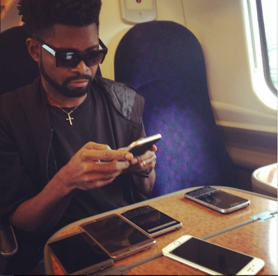 Basketmouth and his 6 phones
