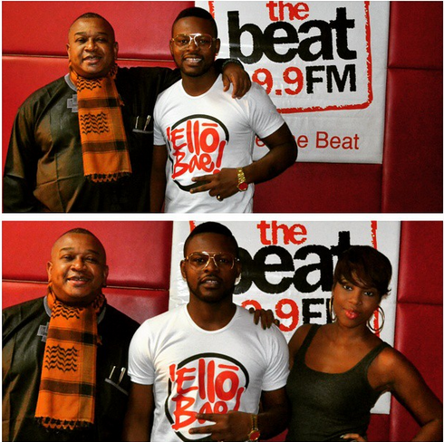 (Olisa Adibua, Falz and Maria. Photo: BeatFm)