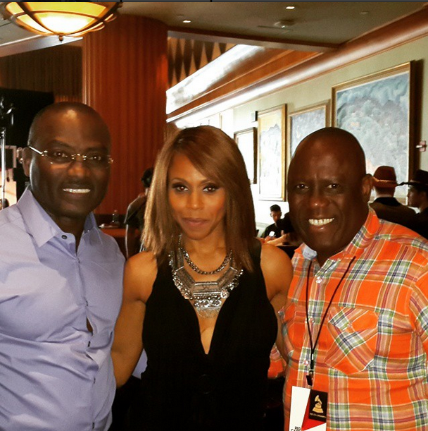 (Dayo Adeneye, Deborah Cox and Kenny Ogungbe. Photo: Instagram)
