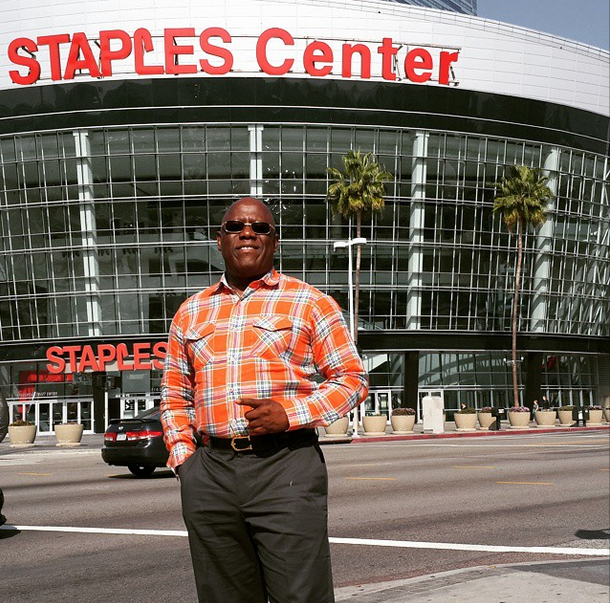 Kenny Ogungbe at Staples Centre