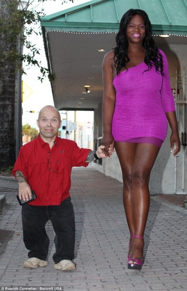 Anton Kraft, from Denmark, has found love with China Bell, a transgender woman from Florida