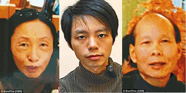 Chau's parents, Chau Wing-ki, 65, right, and Siu Yuet-yee, 62, left, who were chopped up and cooked with rice