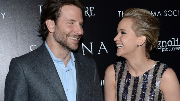 (Jennifer Lawrence and Bradley Cooper