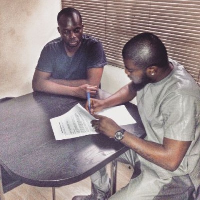 Kelly Hansome and Bayo Omisore of Now Muzik