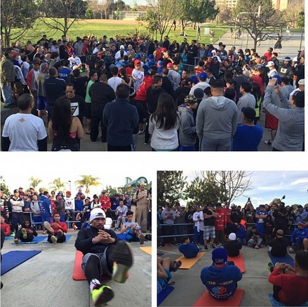 Manny Pacquiao continues to step up his preparations ahead of the mega-fight against Floyd Mayweather