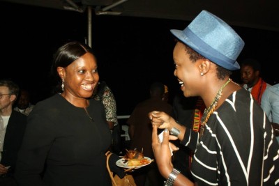 Regina Odugbemi with Donna Ogunnaike