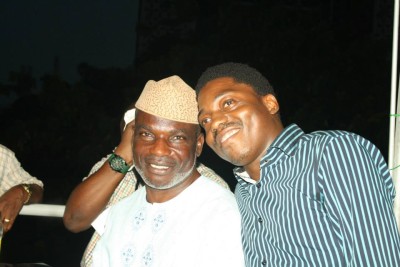 Teju Kareem with Bemigho Awala