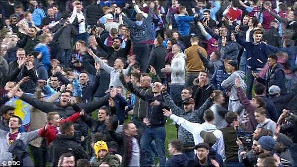 The Midlands club could face an FA probe after hundreds of fans stormed the Villa Park pitch