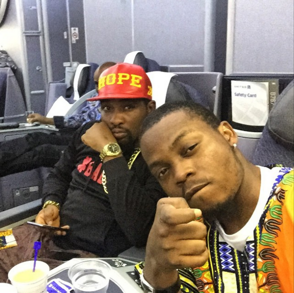 (Olamide and Dptun CoolFm. Photo: Instagram)
