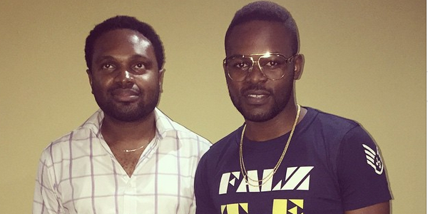 (Cobhams and Falz recording in the studio. Photo: Instagram)