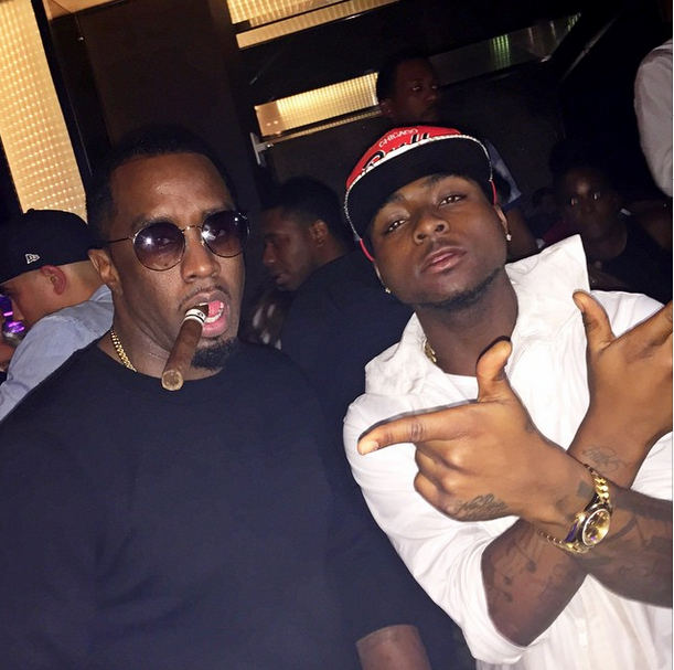 (Davido and Puff Daddy. Photo: Instagram)