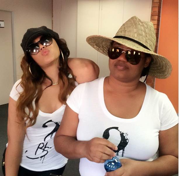(Nadia Buari and her mum. Photo: Instagram)