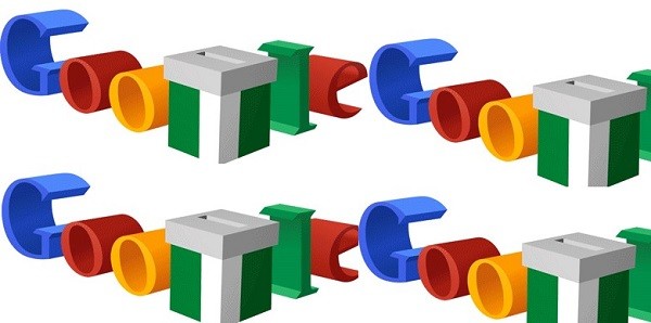 (Google honours Nigeria with logo. Photo: Google)
