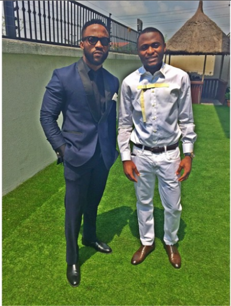 Iyanya and his manager, Ubi Franklin.