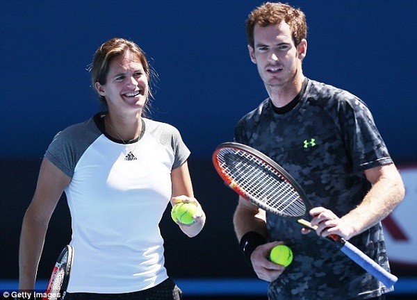 Amelie Mauresmo was appointed as Andy Murray's coach last summer