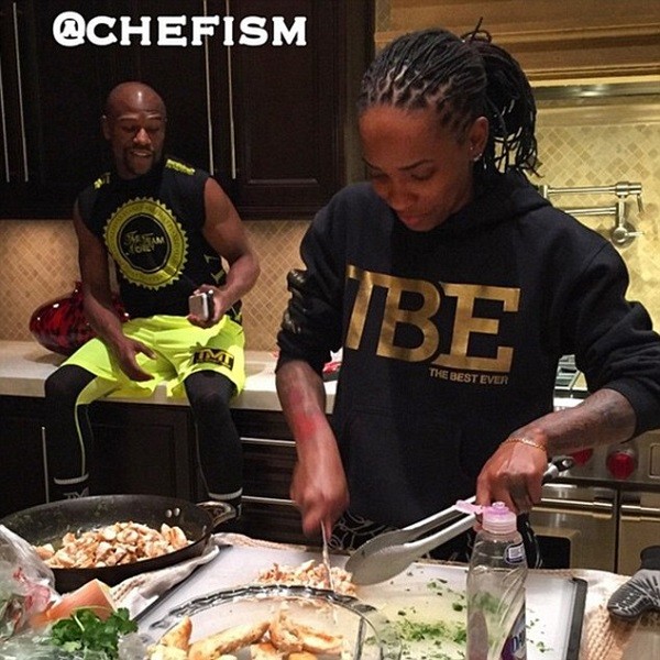Chef Q has been cooking for Floyd Mayweather since his fight for Manny Pacquaio was announced