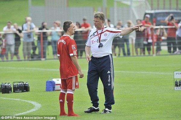 Franck Ribery worked under Louis van Gaal at Bayern Munich and claims the Dutchman is a 'bad man'