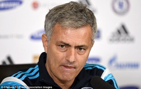 Jose Mourinho was speaking at Chelsea's press conference ahead of their Premier League clash