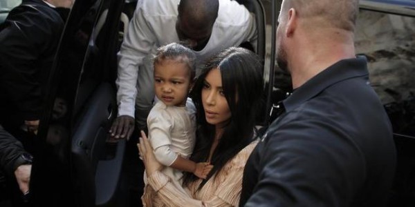 Kanye West, Kim Kardashian and North West
