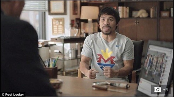 The Filipino gets excited when he is told his fight against Mayweather will 100 per cent go ahead