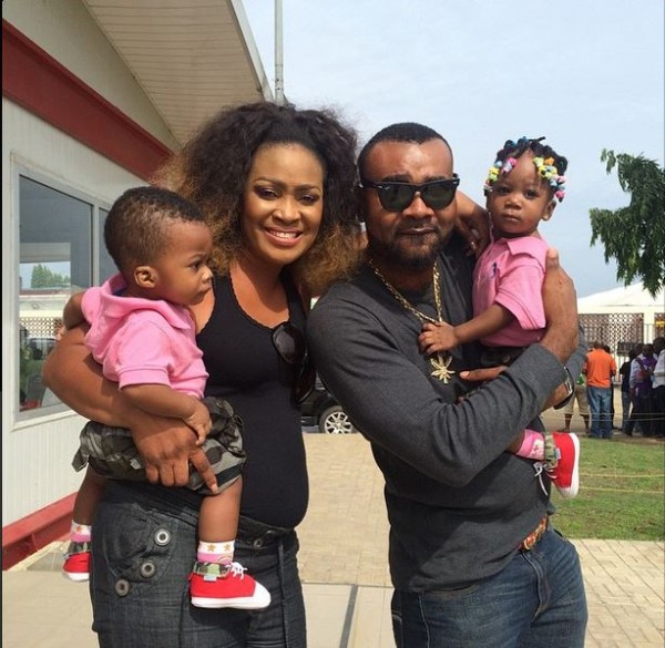Muma Gee and her husband Prince Eke are celebrating the first birthday of their twin kids, Caesar and Cleopatra. Photo: Instagram