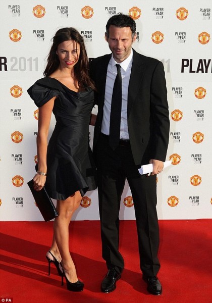 Ryan with wife Stacey Cooke on the red carpet in 2011 before the affair revelations