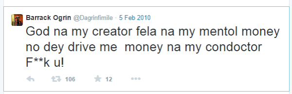 Great tweets by Dagrin