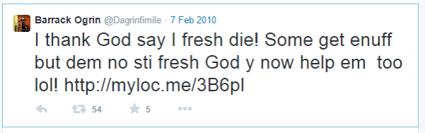 Great tweets by Dagrin