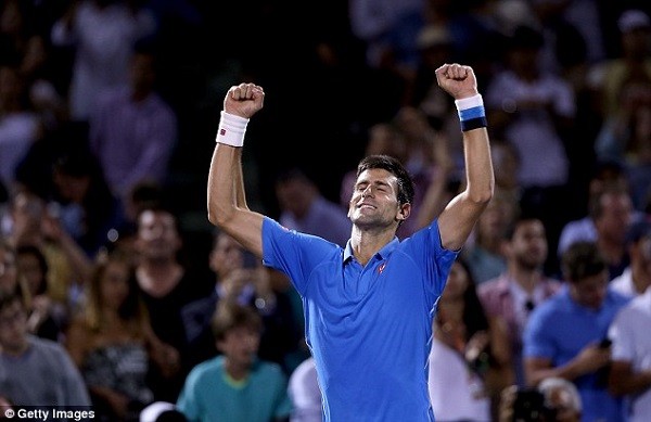 The No 1-seeded Djokovic closed to within one win of his fifth Key Biscayne title and will face Andy Murray