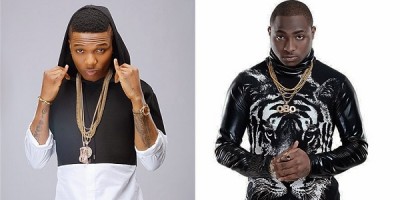 Nigerian pop stars, Wizkid and Davido.