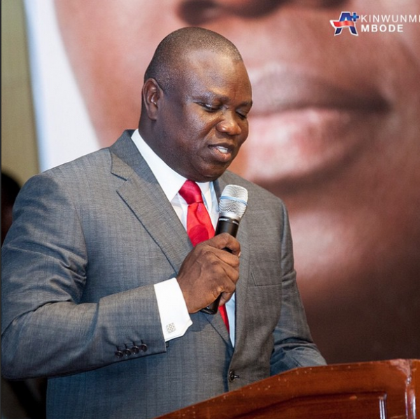 (APC candidate, Akinwunmi Ambode. Photo: Filed)